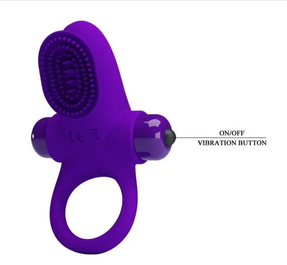 Кільце ерекційне серії Pretty Love "Vibrant penis ring II" Sex Aura | Зображення 7
