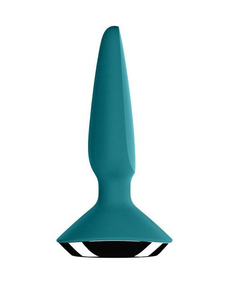 Анальна смарт-вібропробка Satisfyer Plug-ilicious 1 Petrol | Зображення 1