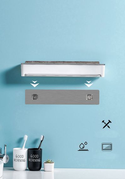 Органайзер у ванну Полиця+вішалка XPRO Towel Bar (45904-_222) | Зображення 5
