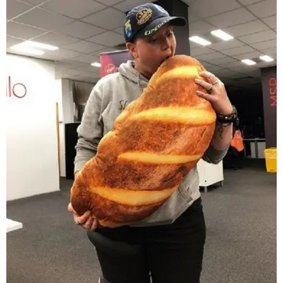 М'яка іграшка-подушка "Батон" 82 см, антистрес подушка для відпочинку | Зображення 5