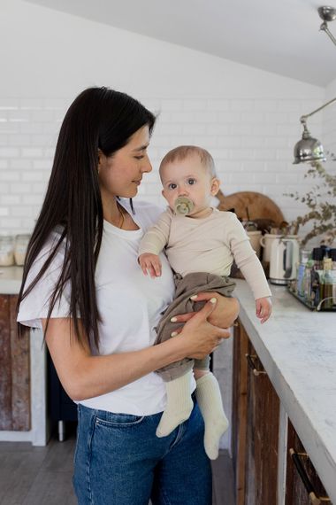 Соска пустушка BIBS Colour Latex 6-18 міс кругла Sage | Зображення 1