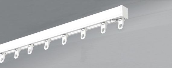 Карниз для штор профіль AS у складі Білий для важких штор 200 см.