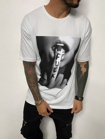 Футболка з ДТФ принтом (оверсайз)