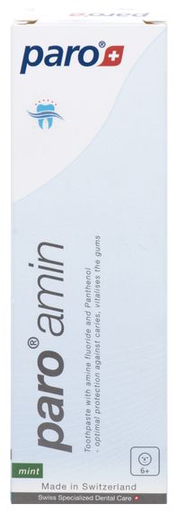 Зубна паста на основі амінофториду 1250 ppm paro® AMIN, 75 мл | Зображення 1