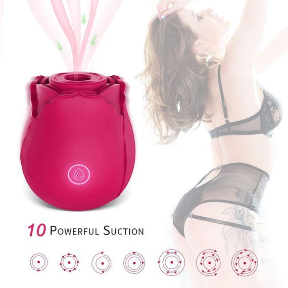 Вакуумний стимулятор - Rose Massager | Зображення 6