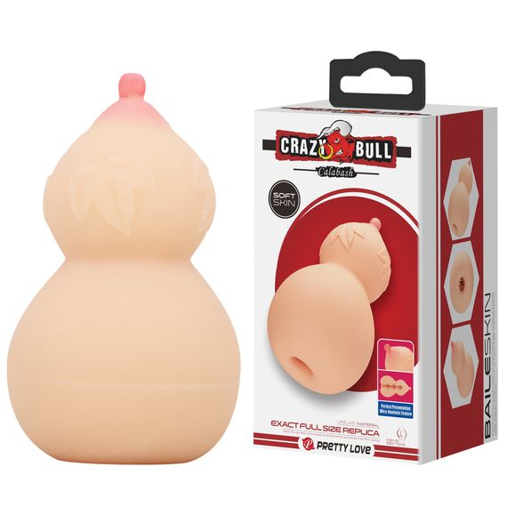 Мастурбатор - Crazy Bull Calabash Masturbator Flesh