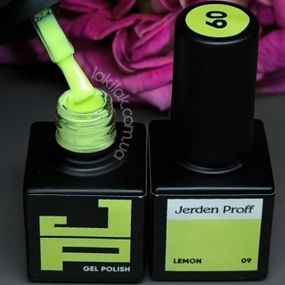 Гель-лак Jerden Proff №09 (лимонний) 5 мл