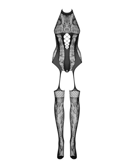 Бодистокинг комбинезон Obsessive F240 Черный S/M/L | Зображення 3