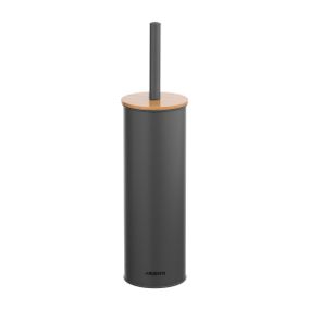 Набор ершик для унитаза с подставкой Ardesto Minimalism ARHB3503DB 9.5х27.5х38 см темно-серый