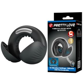Виброкольцо PRETTY LOVE Quentin Vibrating Silicone Cock Ring sexstyle
