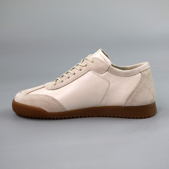 Кросівки жіночі шкіряні 591359 Молочні 36 37 38 39 40 41 | Зображення 2