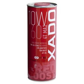 Синтетична олива XADO Atomic Oil 10W-60 4T MA2 RED BOOST жерстяна банка 1 л