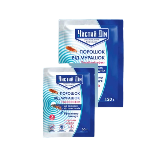Порошок від мурах 65гр Чистий Дім
