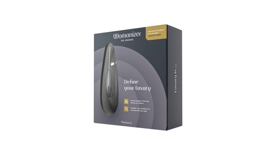 Вакуумный клиторальный стимулятор Womanizer Premium 2 - Black, функции Autopilot и Smart Silence | Зображення 7