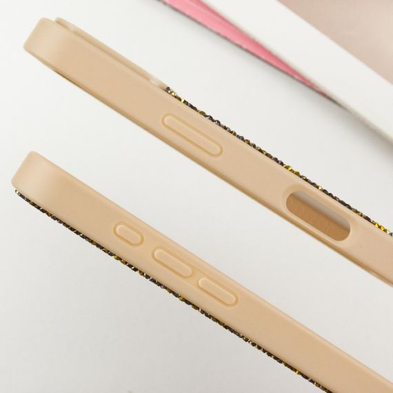 TPU чохол Bling World Rock Diamond для Apple iPhone 16 Pro (6.3") Золотий | Зображення 3
