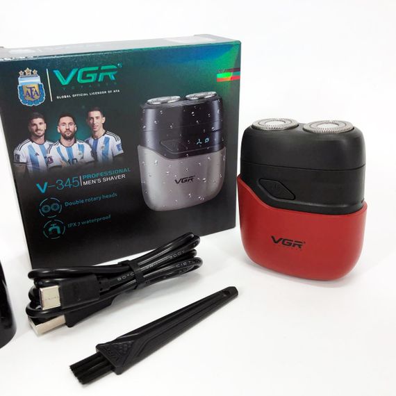 Электробритва VGR V-345. Цвет: красный | Зображення 1