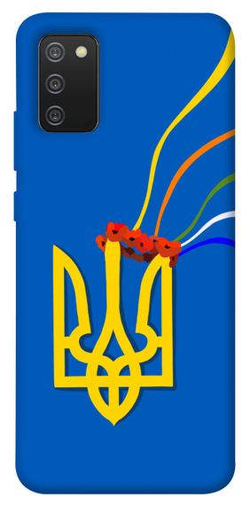 Чохол IBANAN Квітучий герб для Samsung Galaxy A02s