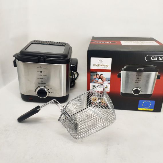 Фритюрница для дома на 1.5л Crownberg CB-5542 1200Вт WF-89 | Зображення 6