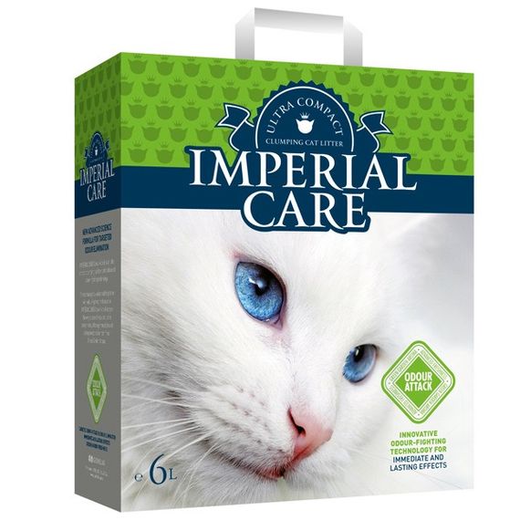 Бентонитовый наполнитель с ароматом летнего сада Imperial Care Odour Attack, 6 л