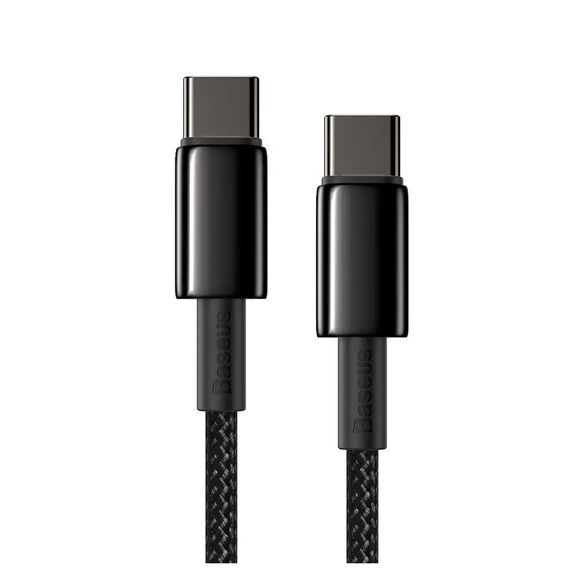 Дата кабель USB-C to USB-C 1.0m 100W black Baseus (CATWJ-01) | Зображення 2