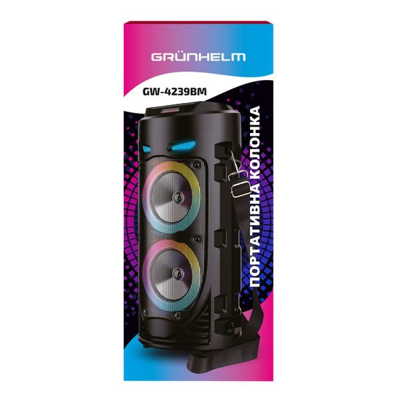 Портативная колонка GW-4239BM Grunhelm | Зображення 1