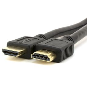 Кабель Merlion HDMI-HDMI HIGH SPEED 0.3 m, v1.4, OD-7.5mm, круглий Black, конектор Black, (Пакет) Q250