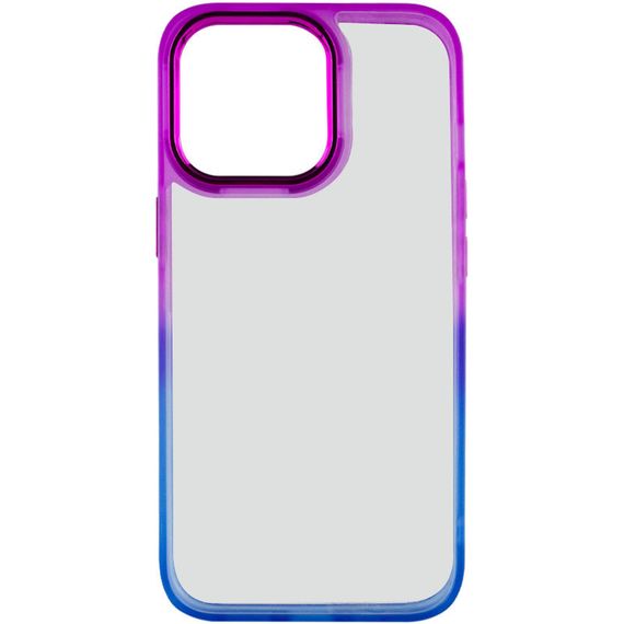 Чохол TPU+PC Fresh sip series для Apple iPhone 13 Pro (6.1") Синій / Фіолетовий | Зображення 1