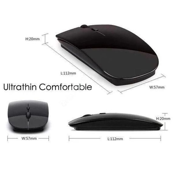 Бездротова комп'ютерна мишка Wireless Bluetooth Mouse G132. IZ-310 Колір: чорний | Зображення 3