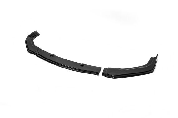 Накладка на передний бампер ЛИП V2 (черная) для Honda Civic Sedan X 2016-2021 гг. | Зображення 1