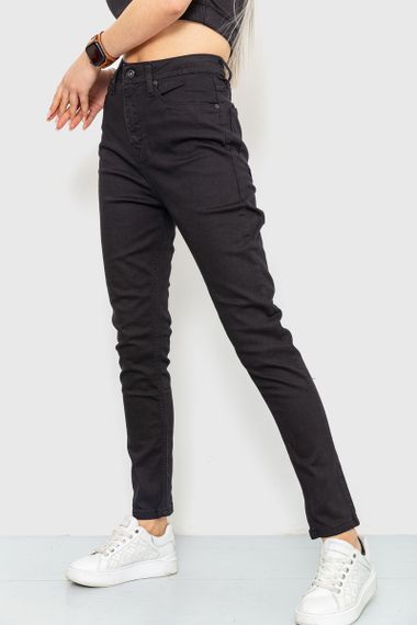 Джинси жіночі skinny, колір чорний, 186R0028 | Зображення 2