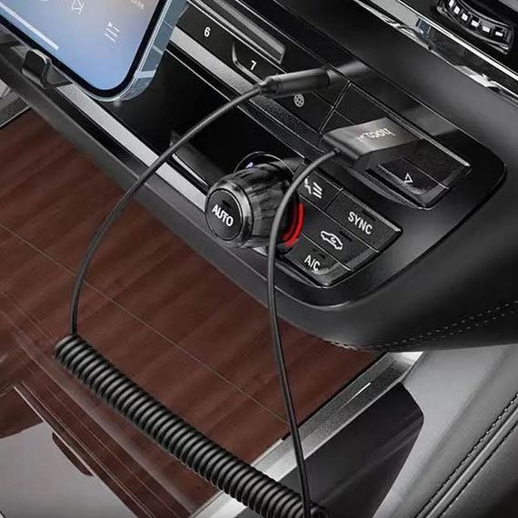 Аудіо ресивер Hoco E78 Benefit Metal gray | Зображення 1