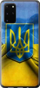Чехол на Samsung Galaxy S20 Plus Флаг и герб Украины 1 "375u-1822-17620"