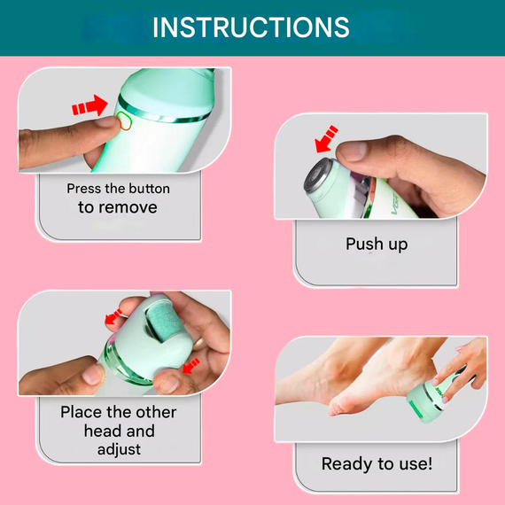 Епілятор VGR 7 в 1 V-756 GREEN, 7 насадок, IPX7 (46269-V-756 GREEN_708) | Зображення 3