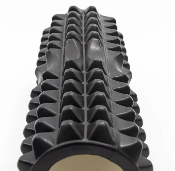 Масажний ролик (роллер) PowerPlay 4405 EVA Massage Roller Чорний 33x12 см (PP_4405_Black) | Зображення 2