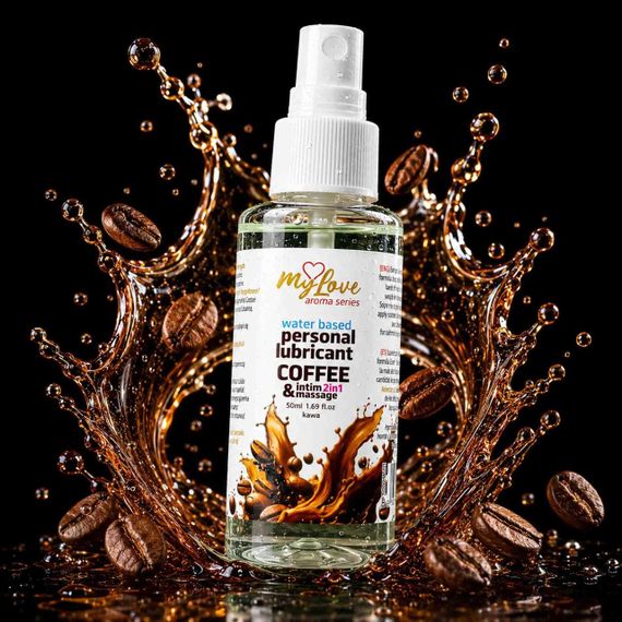 2в1 лубрикант та масажний гель - MyLove Aroma Series Intim&Massage Coffee, 50 мл Sex Aura | Зображення 1