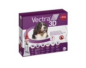 Капли от блох и клещей Ceva Vectra 3D для собак весом от 40 до 60 кг