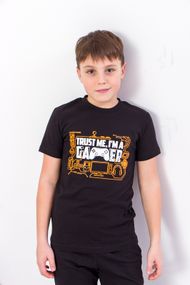 Футболка для хлопчика "Gamer" Носи своє 134 Чорний (p-5058-103374)