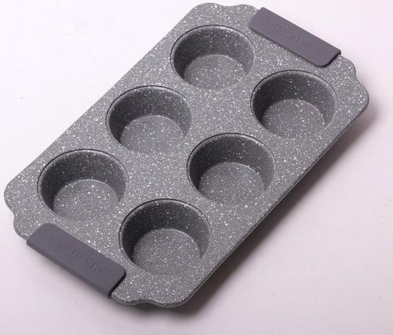 Форма для випічки кексів Kamille Marble 30х18см, 6 осередків | Зображення 5
