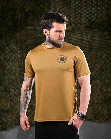 Тактична потоотводна футболка Oblivion РУНЫ койот ДЛ7033 | Зображення 2