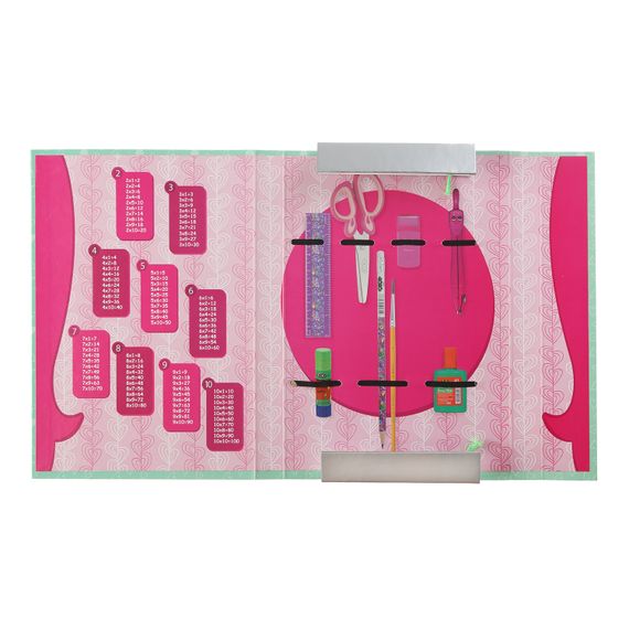 Папка для праці "BEAUTY" ZB.14930 ZiBi KIDS Line, картонна, на гумці А4+ (4823078933690) | Зображення 1