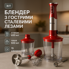Занурювальні блендери для дому, Блендер переносний, Блендер класичний Електричний подрібнювач TO-60