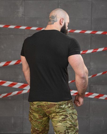Тактична ХЛОПКОВА футболка NECRONIMICON stone чорна НП5218 | Зображення 2
