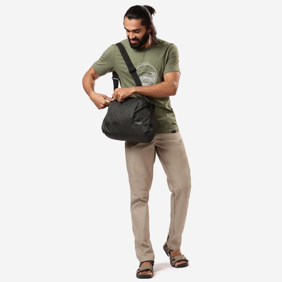 Сумка-месенджер TRAVEL для трекінгу 15 л чорна - One Size | Зображення 4