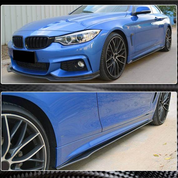 Накладки на Пороги V1 (для F32/F33 M-Sport, Карбон) для BMW 4 серия F-32 2012-2020 гг | Зображення 2