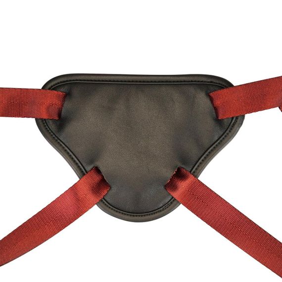 Трусики для страпона Liebe Seele Wine Red Strap-on Harness Sex Aura | Зображення 3