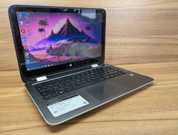 Ноутбук Б-класс HP Pavilion x360 13-a010nr / 13.3" (1366x768) TN / AMD A8-6410 (4 ядра по 2.4 GHz) / 8 GB DDR3 / 240 GB SSD / AMD Radeon R5 Graphics / WebCam / Windows 10 б/у | Зображення 3