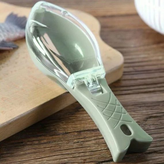 Рибочистка Fish Scale Scraper with Cover з контейнером для луски | Зображення 3