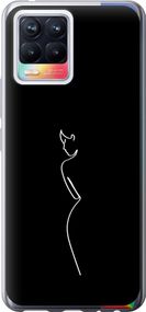 Чехол на Realme 8 Силуэт1 "4590u-2303-17620"