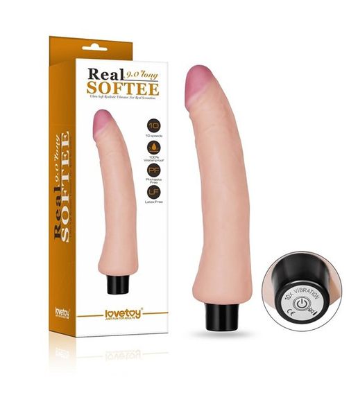 Реалистичный вибратор DILDO 9 REAL SOFTEE Sex Aura | Зображення 2
