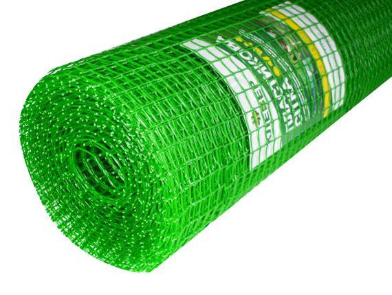 Сітка 20*20  пластикова 1.0х20 м (зелена)  садова сітка | Зображення 1